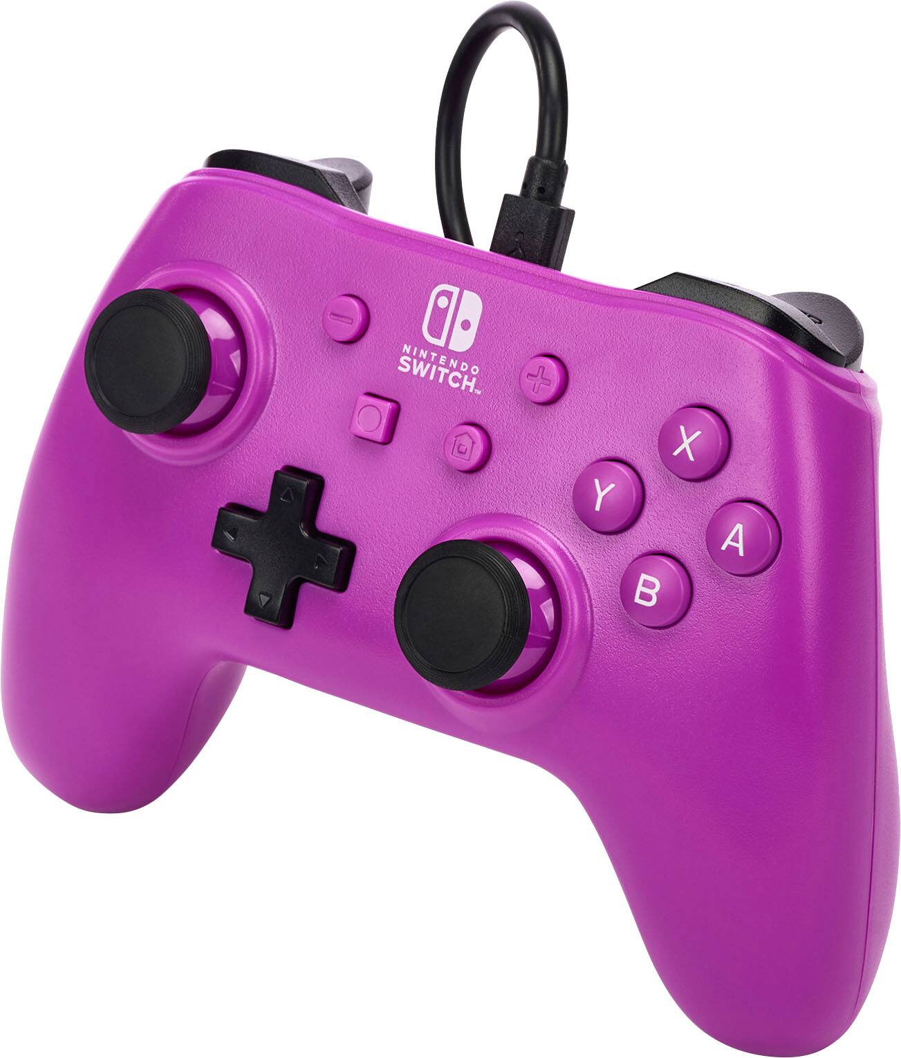 Zoom in on Left Zoom. PowerA - Wired Controller for Nintendo Switch - Grape Purple.