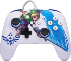 PowerA - Enhanced Wired Controller for Nintendo Switch - Master Sword Attack - Front_Zoom