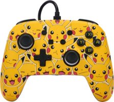 PowerA - Enhanced Wired Controller for Nintendo Switch - Pikachu Moods - Front_Zoom