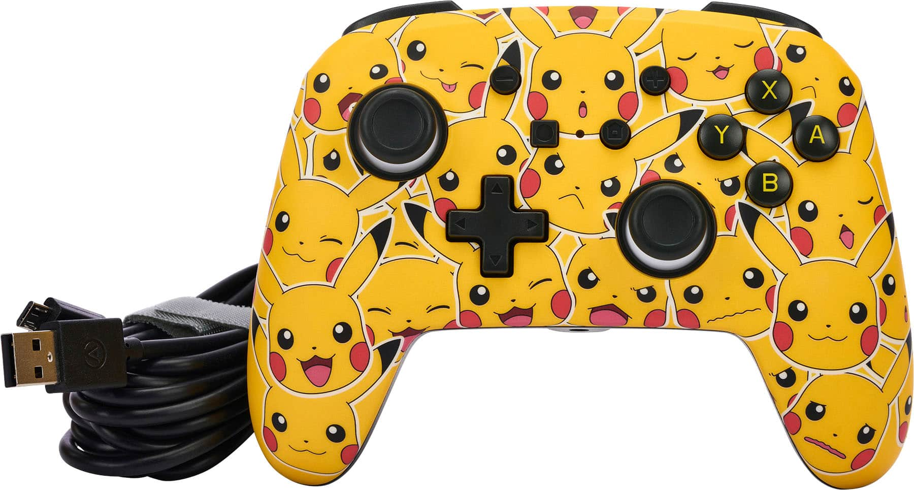 Power A YELLOW POKEMON XBOX CONTROLLER 1511623-01 VGC