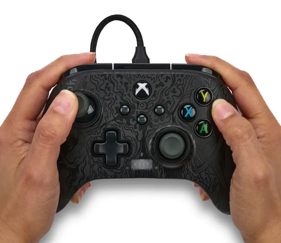 Alt View 17. PowerA - FUSION Pro 3 Wired Controller for Xbox Series X|S - Midnight Shadow.