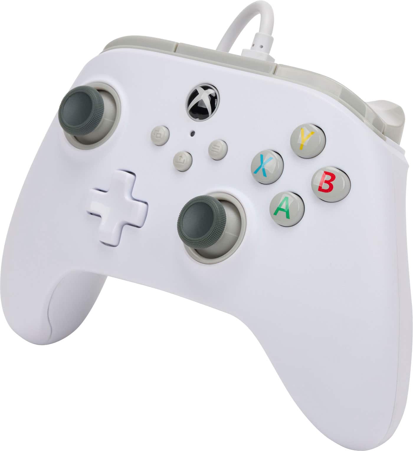 Left. PowerA - Wired Controller for Xbox Series X|S - White.
