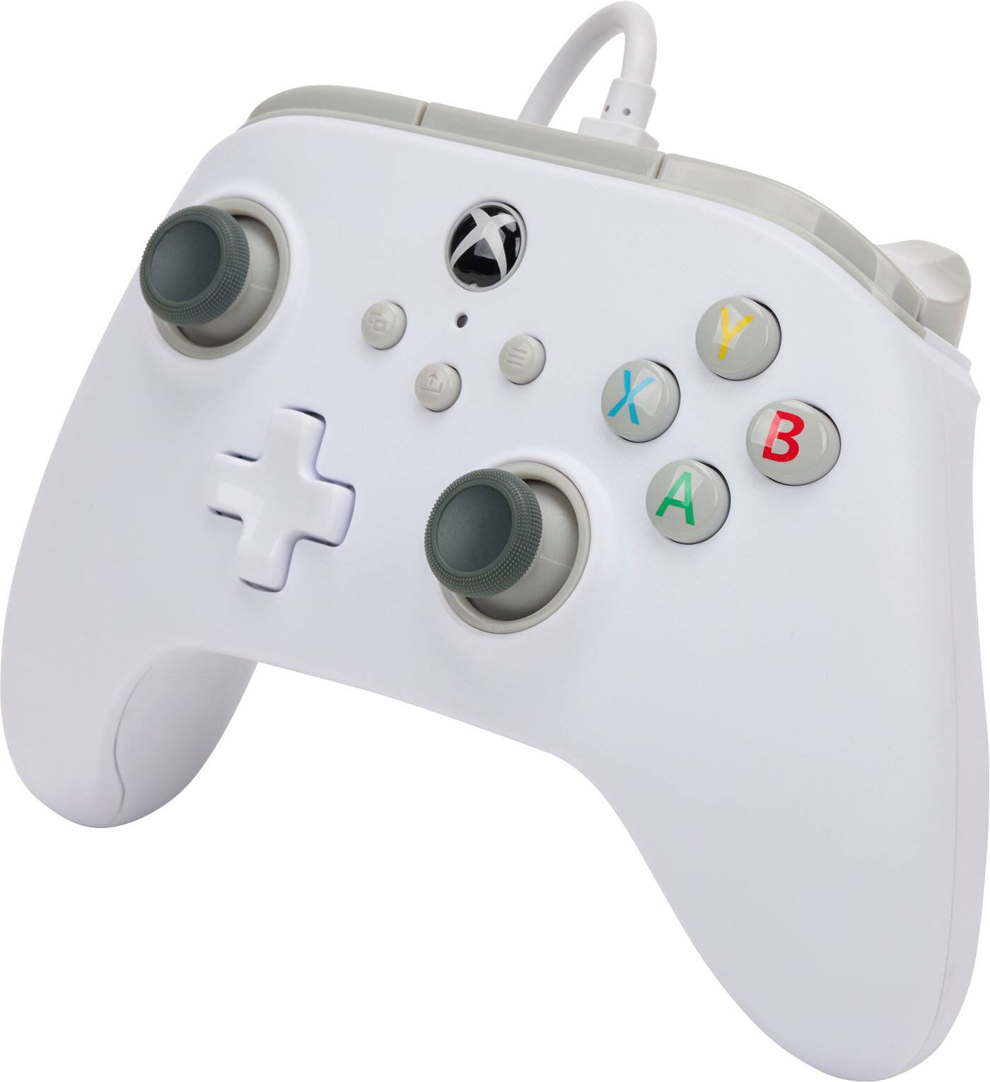 Left. PowerA - Wired Controller for Xbox Series X|S - White.