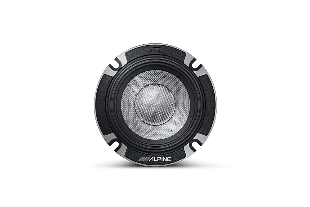 Alt View 17. Alpine - R-Series 6.5" 3-Way Hi-Resolution Component Pro Car Speakers with Glass Fiber Reinforced Cone (Pair) - Black.