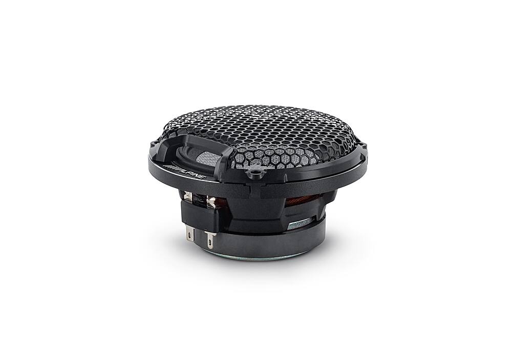 Alt View 21. Alpine - R-Series 6.5" 3-Way Hi-Resolution Component Pro Car Speakers with Glass Fiber Reinforced Cone (Pair) - Black.