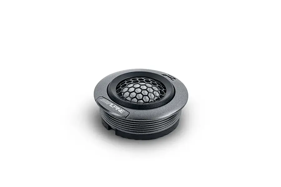 Alt View 22. Alpine - R-Series 6.5" 3-Way Hi-Resolution Component Pro Car Speakers with Glass Fiber Reinforced Cone (Pair) - Black.