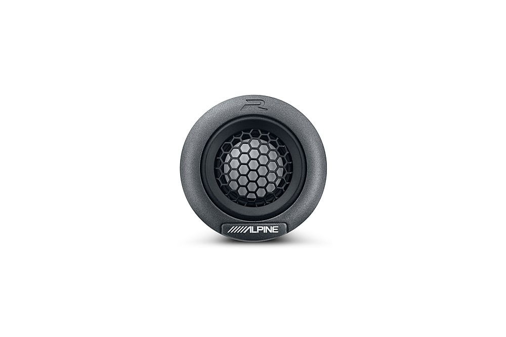 Alt View 24. Alpine - R-Series 6.5" 3-Way Hi-Resolution Component Pro Car Speakers with Glass Fiber Reinforced Cone (Pair) - Black.