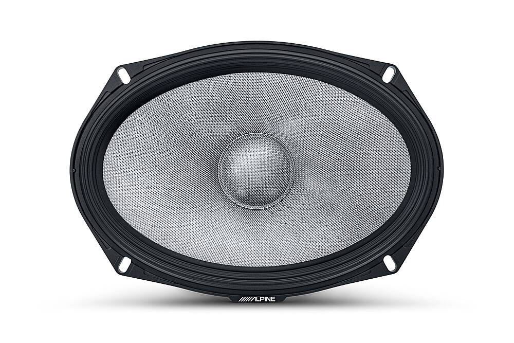 Alt View 12. Alpine - R-Series 6x9" 2-Way Hi-Resolution Component Pro Car Speakers with Glass Fiber Reinforced Cone (Pair) - Black.