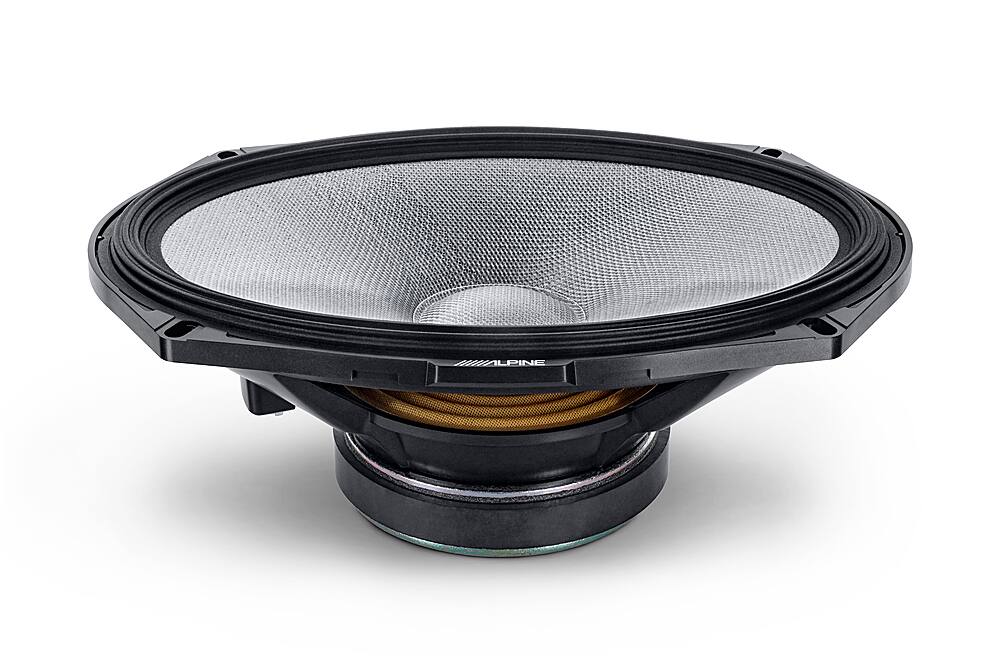 Alt View 14. Alpine - R-Series 6x9" 2-Way Hi-Resolution Component Pro Car Speakers with Glass Fiber Reinforced Cone (Pair) - Black.