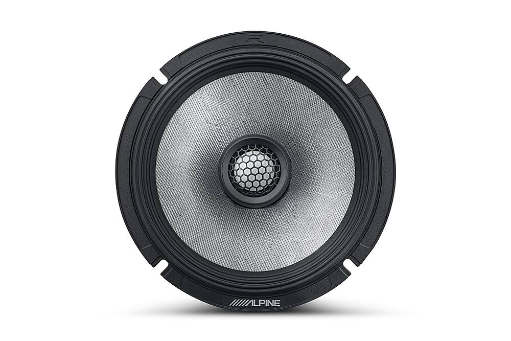 Alt View 11. Alpine - R-Series 6.5" 2-Way Hi-Resolution Coax Car Speakers with Glass Fiber Reinforced Cone (Pair) - Black.