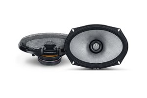 Alpine - R-Series 6x9" 2-Way Hi-Resolution Coax Car Speakers with Glass Fiber Reinforced Cone (Pair) - Black - Front_Zoom
