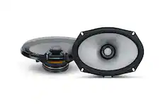 Front. Alpine - R-Series 6x9" 2-Way Hi-Resolution Coax Car Speakers with Glass Fiber Reinforced Cone (Pair) - Black.