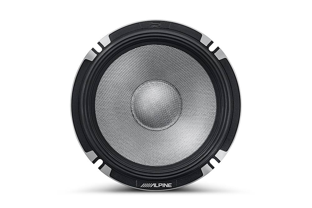 Alt View 13. Alpine - R-Series 6.5" 2-Way Hi-Resolution Component Pro Car Speakers with Glass Fiber Reinforced Cone (Pair) - Black.
