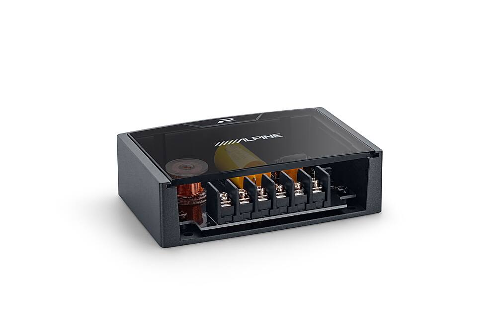 Alt View 16. Alpine - R-Series 6.5" 2-Way Hi-Resolution Component Pro Car Speakers with Glass Fiber Reinforced Cone (Pair) - Black.