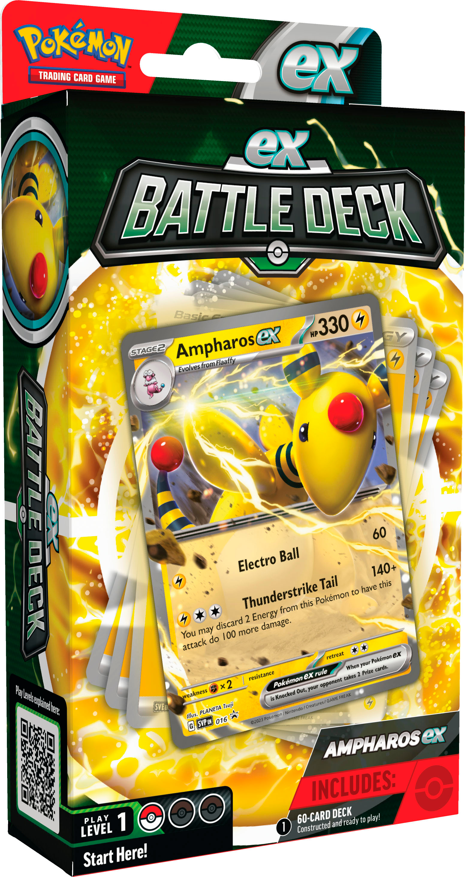 utilstrækkelig Instrument Beliggenhed Pokémon Trading Card Game: Battle Deck Ampharos ex or Lucario ex Styles May  Vary 290-87228 - Best Buy