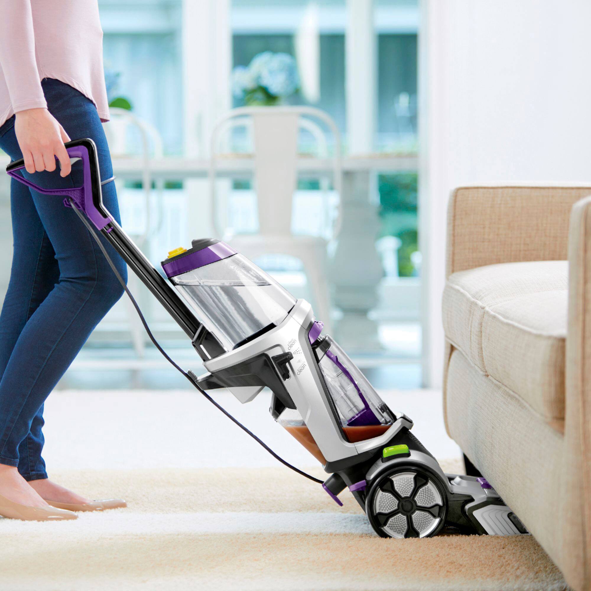 Alt View 12. BISSELL - ProHeat 2X Revolution Pet Pro Plus Corded Upright Carpet Deep Cleaner - silver/purple.