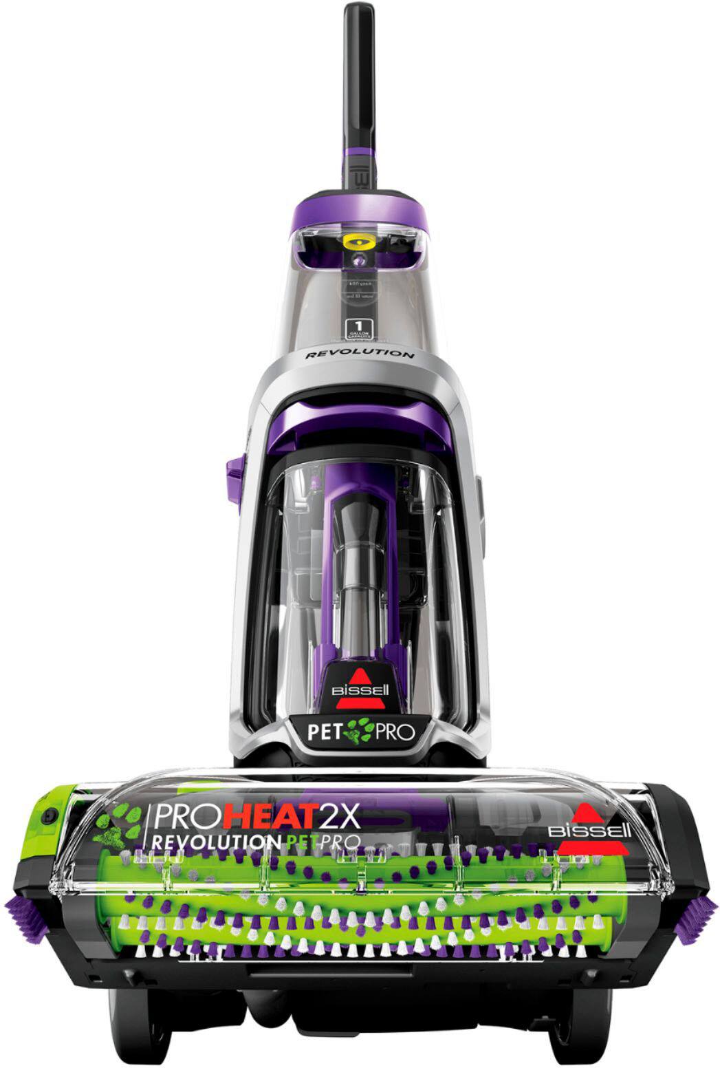 Alt View 1. BISSELL - ProHeat 2X Revolution Pet Pro Plus Corded Upright Carpet Deep Cleaner - silver/purple.