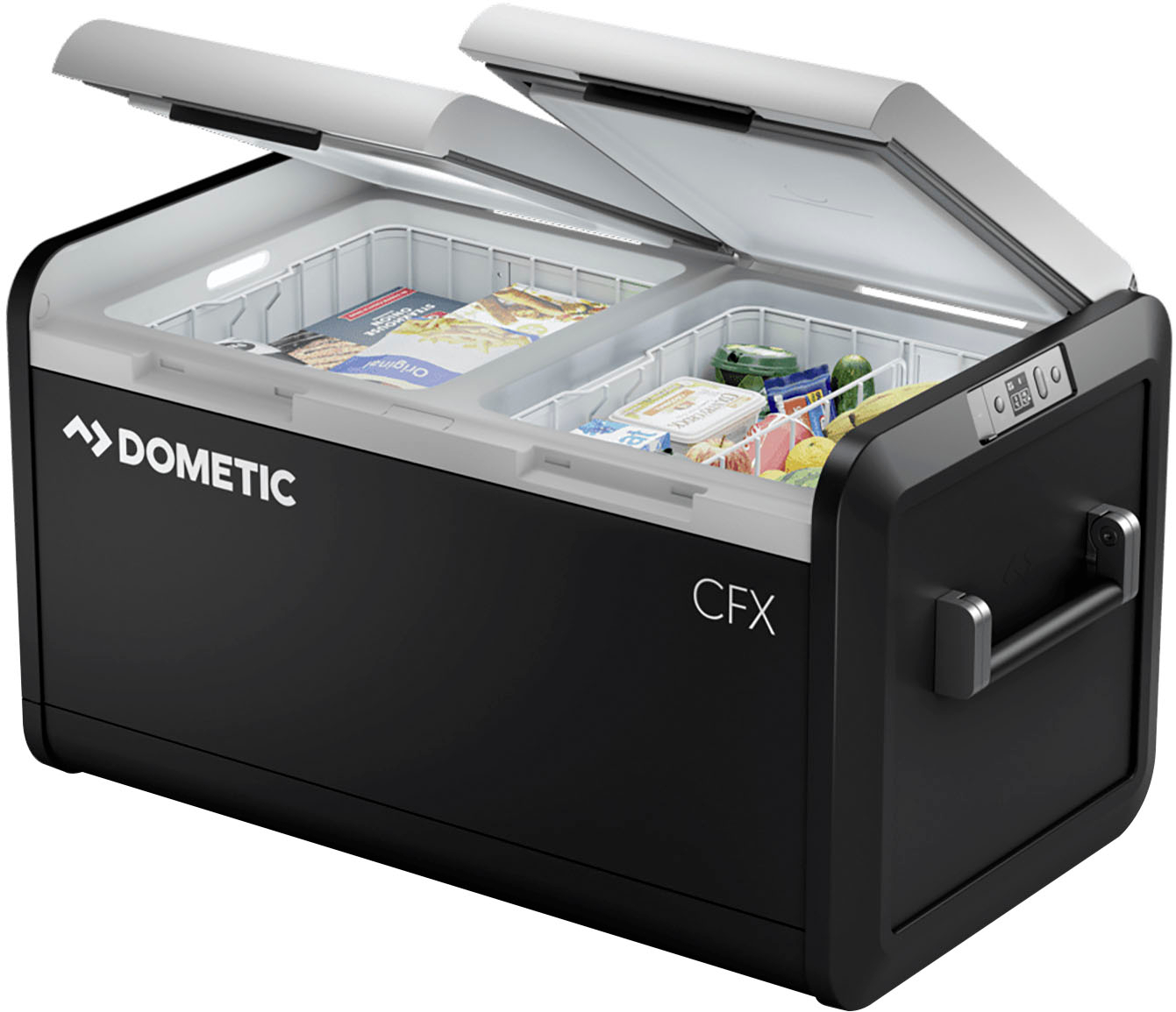 Dometic CFX3 Portable Refrigerator and Freezer, Powered by AC/DC or Solar  (Dual Zone) Gray/Black CFX3-75DZ - Best Buy