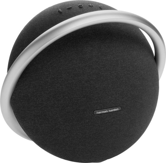 Front. Harman Kardon - Onyx Studio 7 Portable Stereo Bluetooth Speaker - Black.