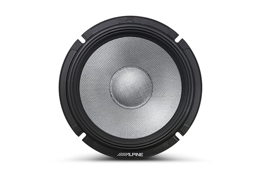 Alt View 13. Alpine - R-Series 6.5" 2-Way Hi-Resolution Component Car Speakers with Glass Fiber Reinforced Cone (Pair) - Black.