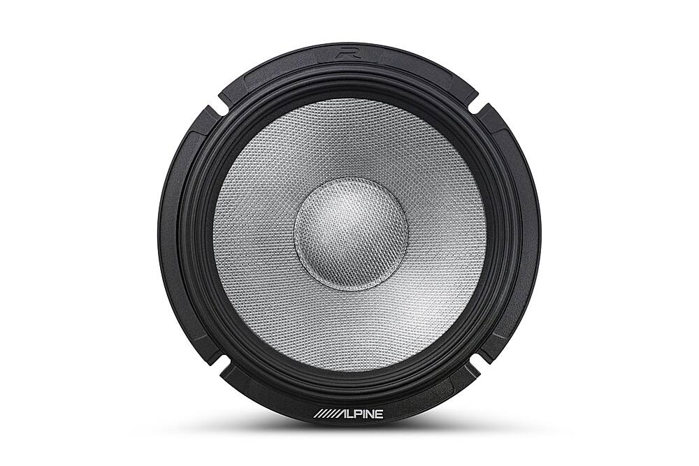 Alt View 13. Alpine - R-Series 6.5" 2-Way Hi-Resolution Component Car Speakers with Glass Fiber Reinforced Cone (Pair) - Black.