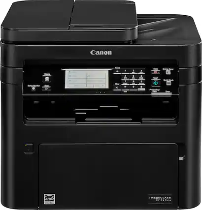 Front. Canon - imageCLASS MF269dw II Wireless Black-and-White All-In-One Laser Printer - Black.