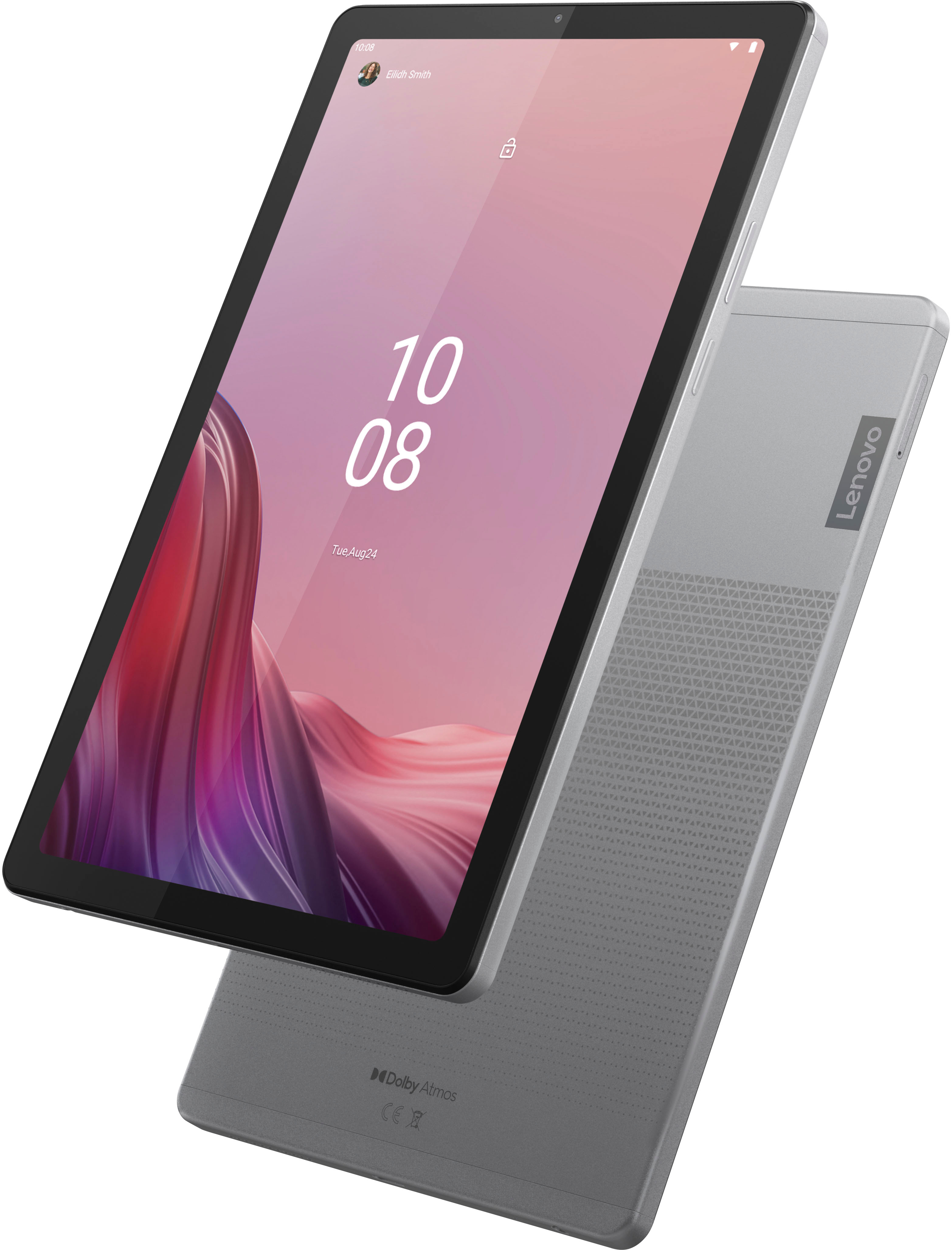 Left View: Lenovo - Tab M9 - 9" Tablet - 32GB - Arctic Grey