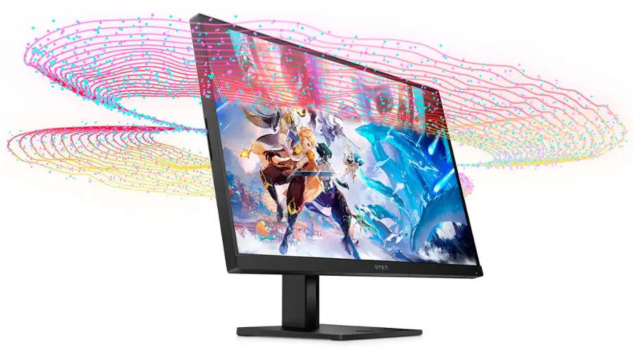 Alt View 15. HP OMEN - 27" IPS LED QHD 240Hz FreeSync and G-SYNC Compatible Gaming Monitor with HDR (DisplayPort, HDMI, USB) - Black.