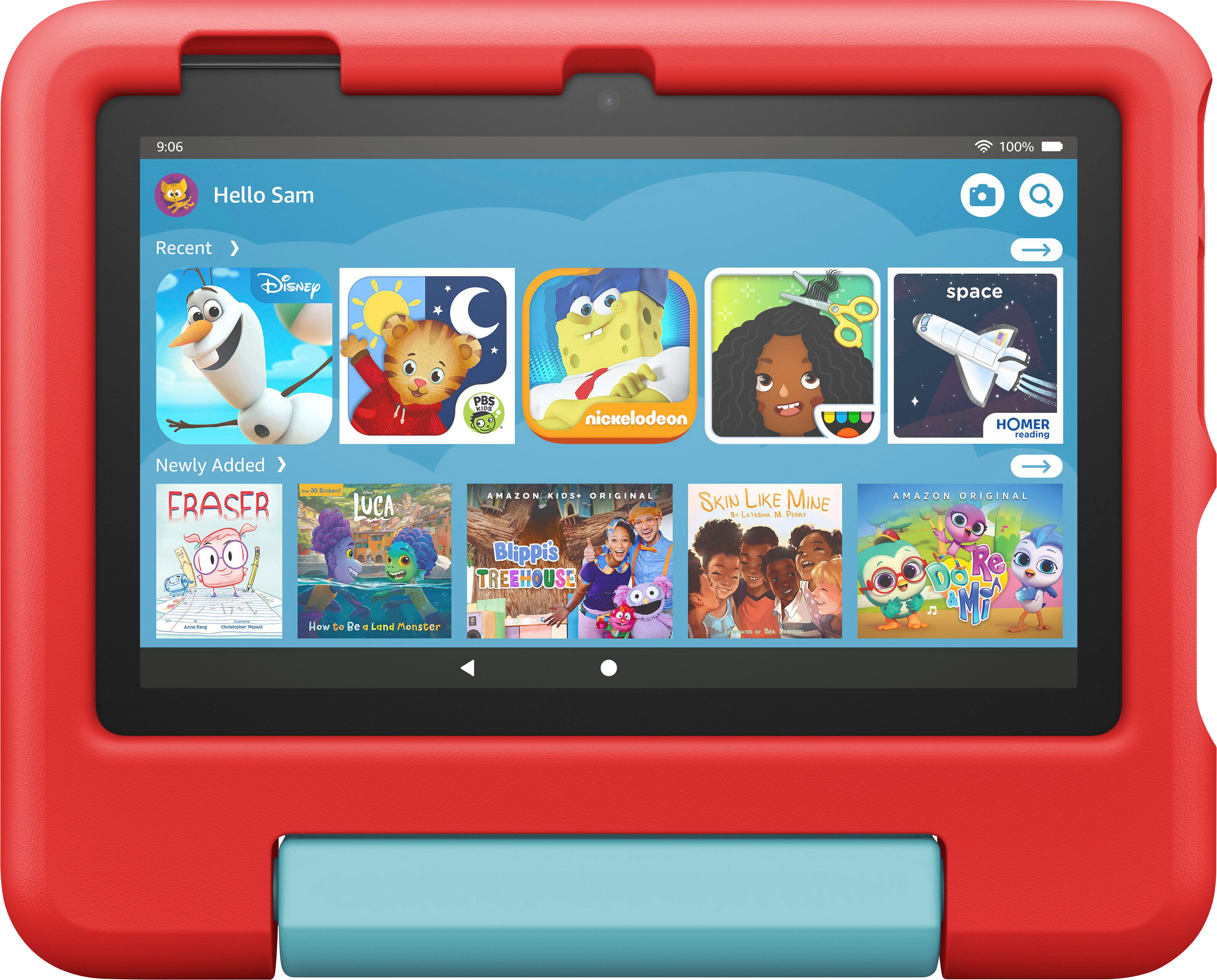 Fire 7 Kids - 7" Tablet (2023) 16GB with Amazon Kids+ (1 Year Subscription) - Red