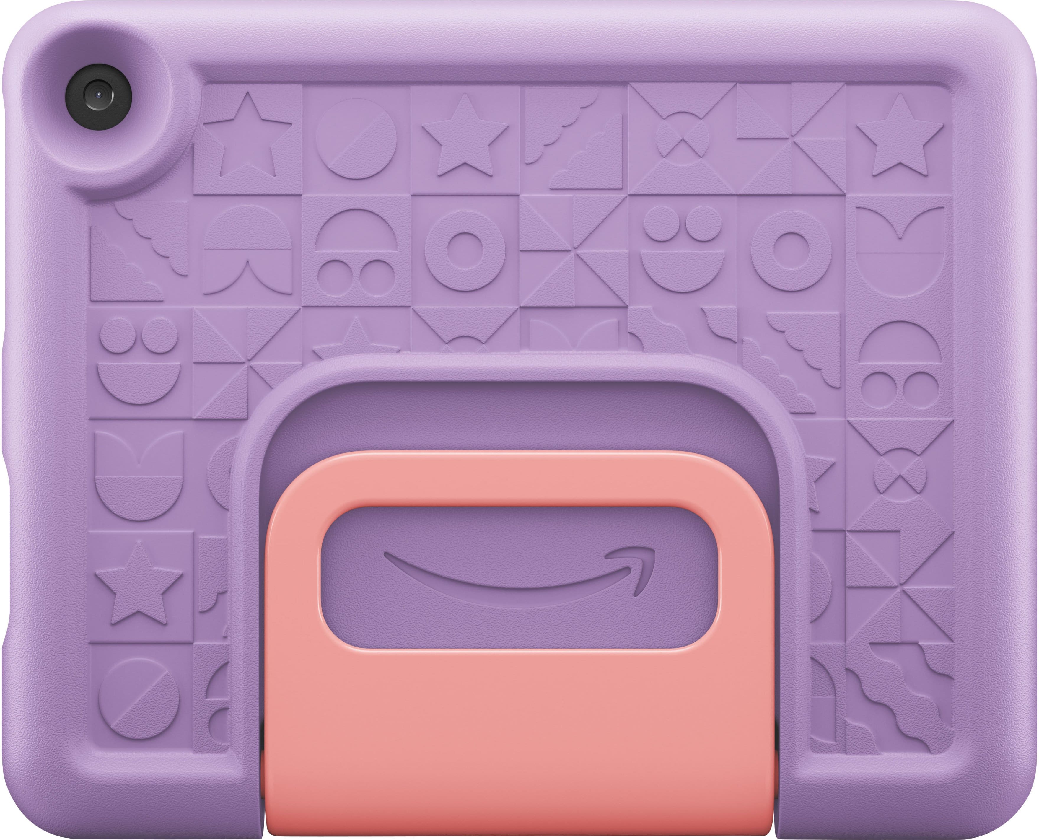 Back. Amazon - Fire HD 8 Kids Ages 3-7 (2022) 8" HD tablet with Wi-Fi 32 GB - Purple.