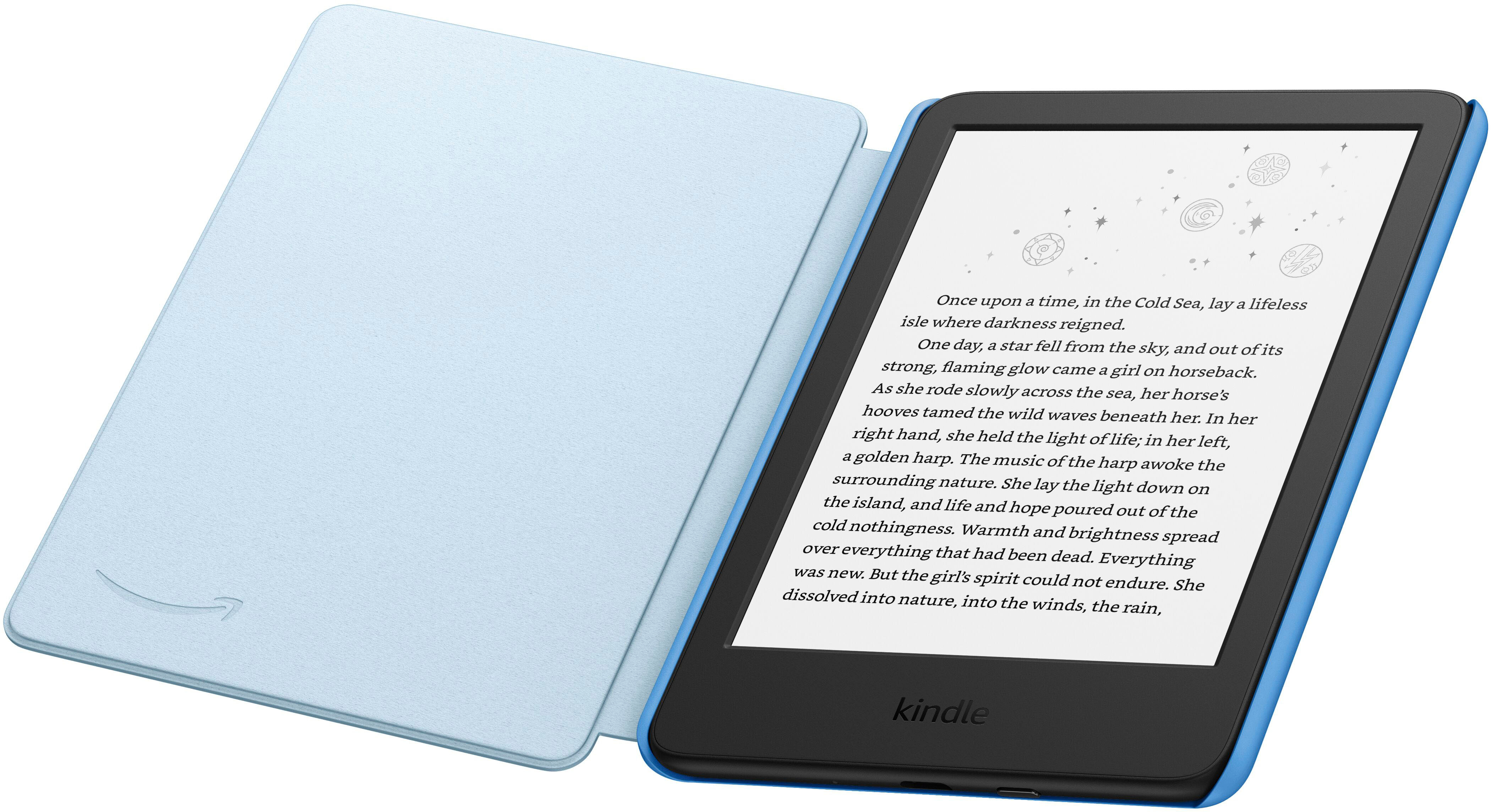 Kindle Kids (2022 release) – If it breaks, we will replace it, includes  ad-free books, cover and adjustable light - Space Whale