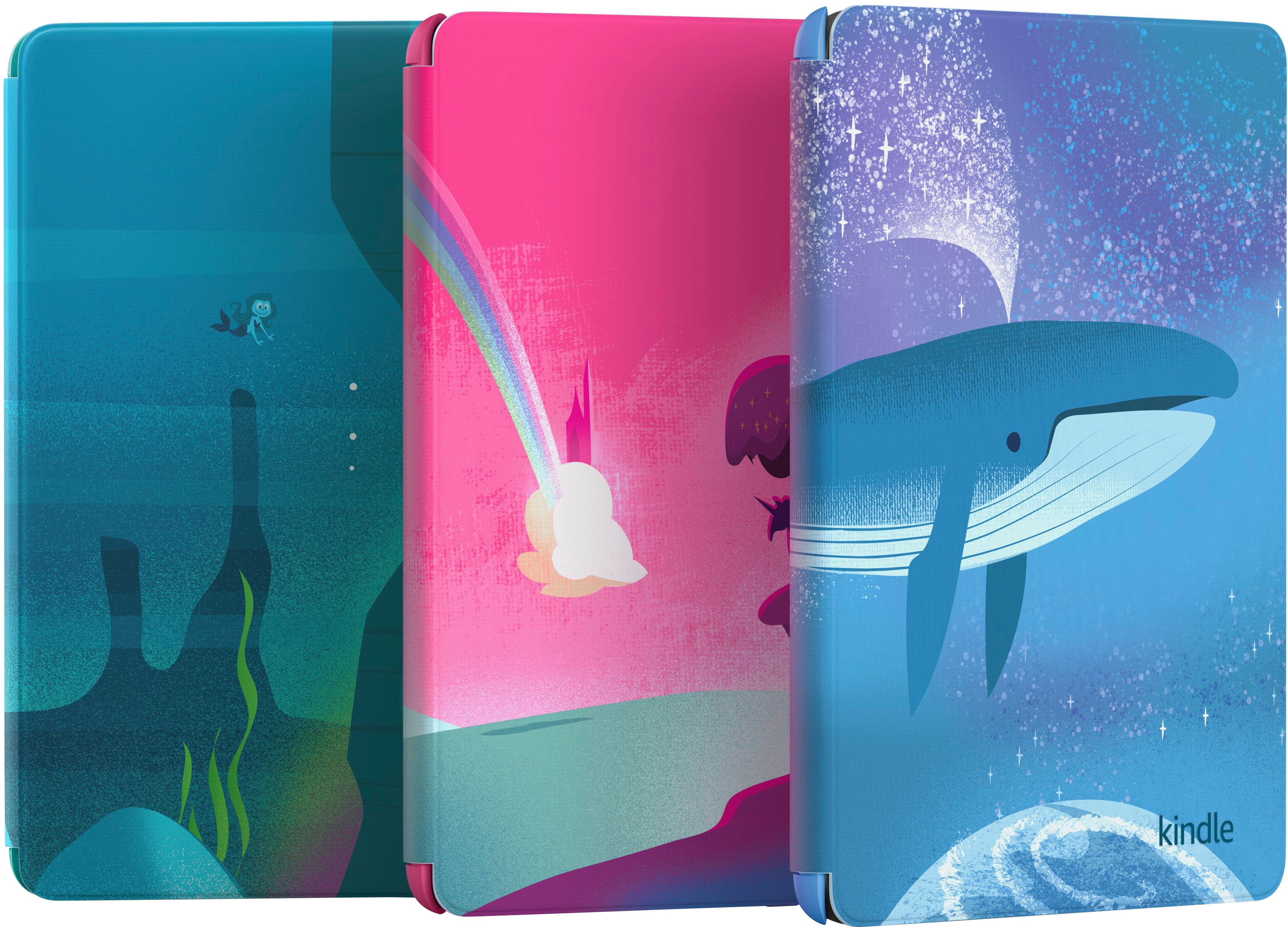 Alt View 11. Amazon - Kindle Kids E-Reader (2022 release) 6" display with cover - 16GB - 2022 - Ocean Explorer.