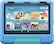 Front. Amazon - Fire HD 8 Kids – Ages 3-7 (2022) 8" HD Tablet 32 GB with Wi-Fi - Blue.