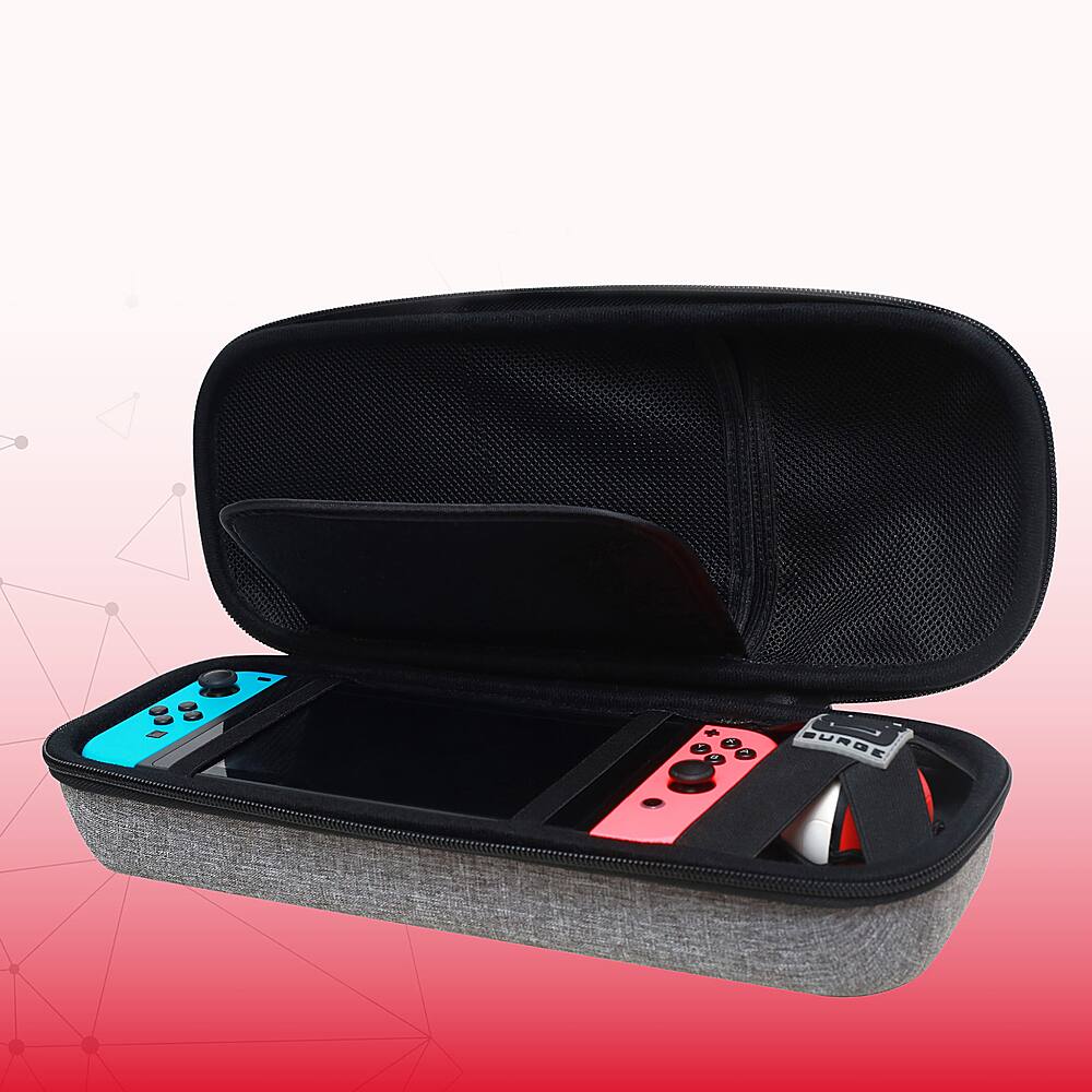 Alt View 15. Surge Gaming - Product Travel Case for Nintendo Switch - Gray.