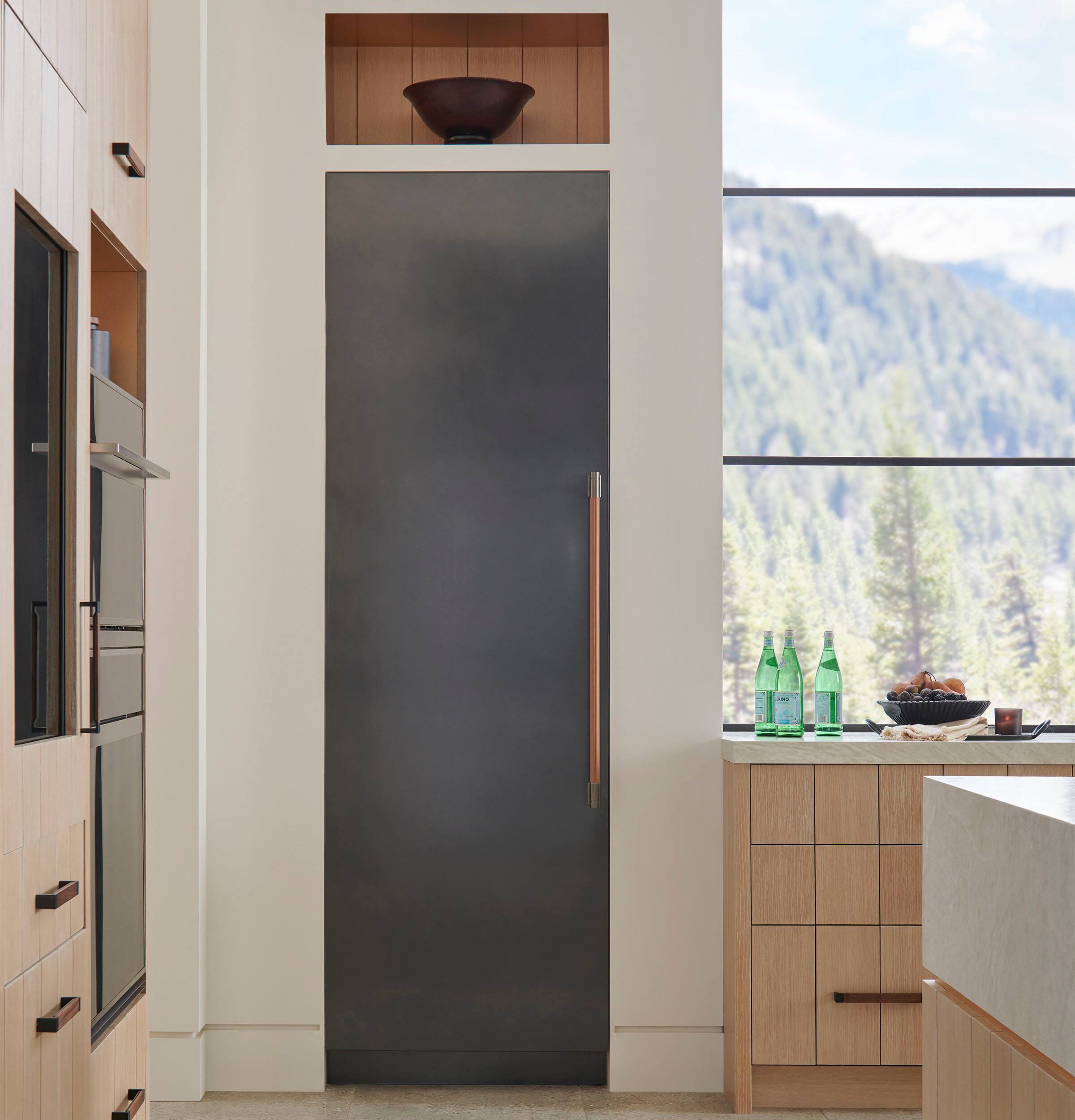 Alt View 11. Monogram - The Designer Collection Column Handle Kit - Customizable - Titanium.