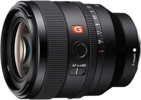 Sony - FE 50mm F1.4 GM Full-frame Large-aperture G Master Lens - Black - Front_Zoom