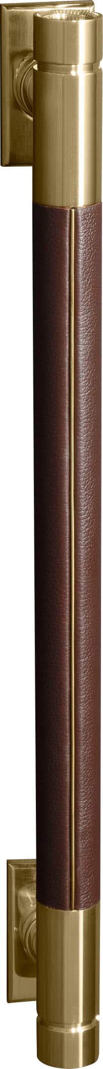 Front. Monogram - The Designer Collection Handle for 36" Pro Range - Brass.