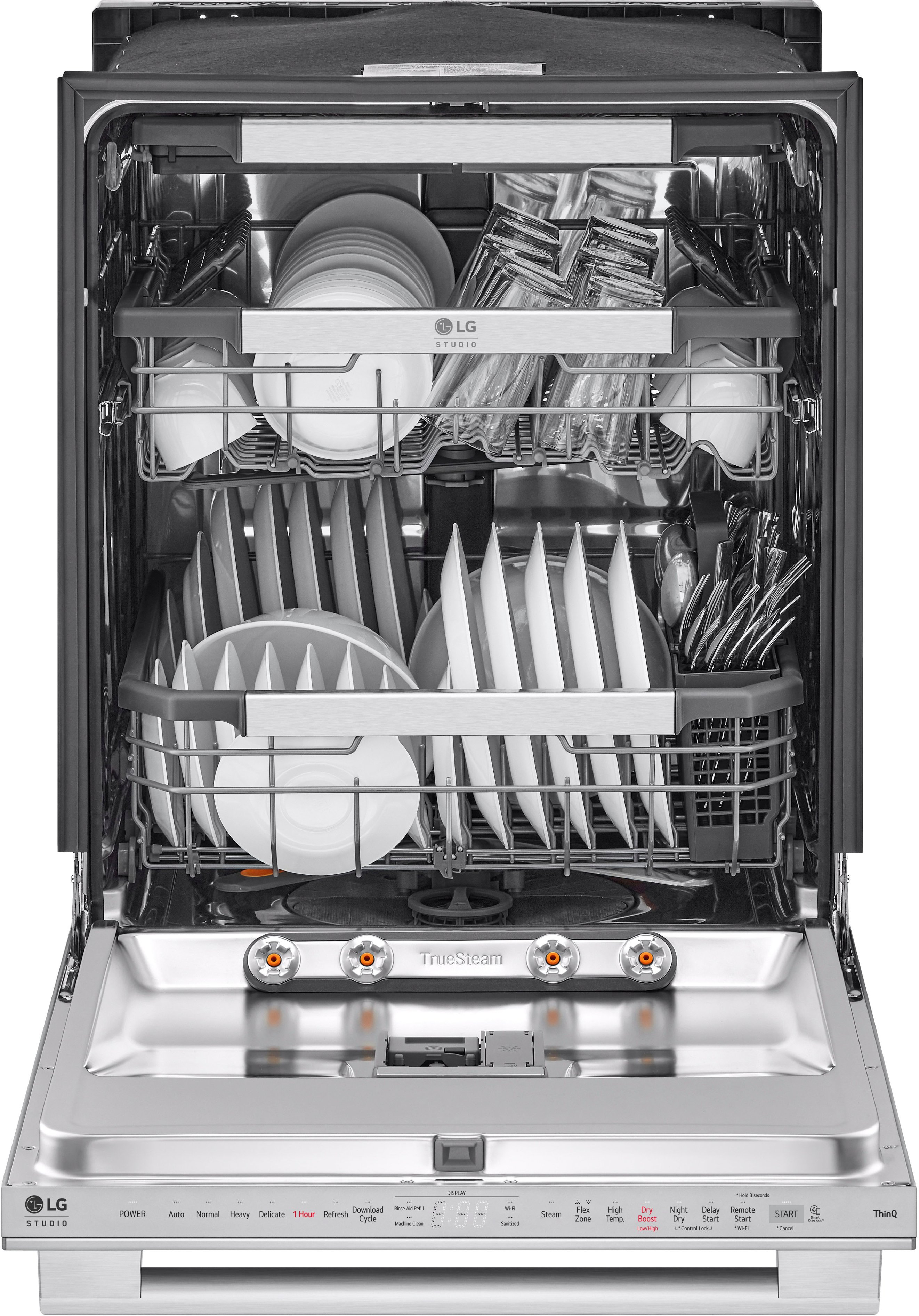 LG STUDIO 24-Inch Wi-Fi Enabled Dishwasher in Essence White - SDWB24W3