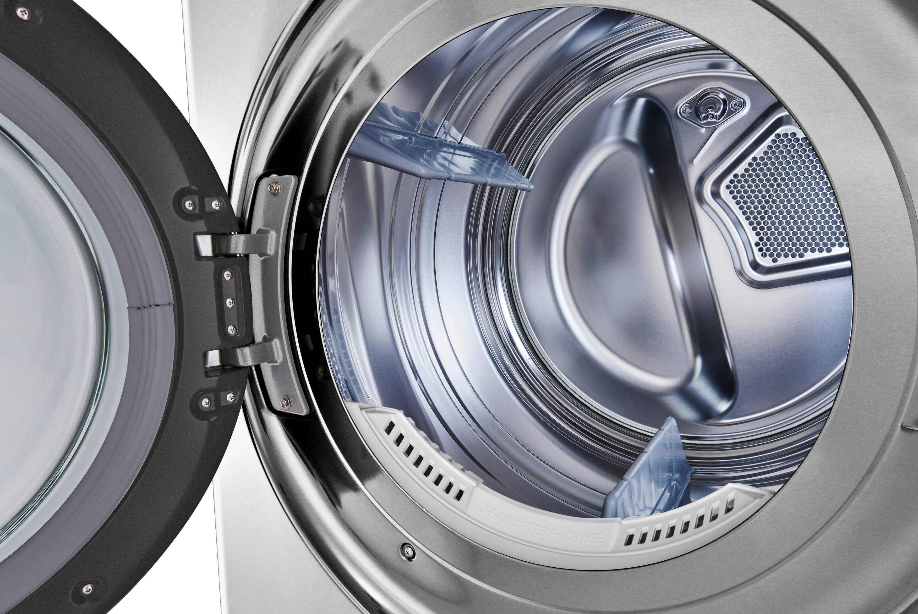 Alt View 19. LG - STUDIO 5.0 Cu. Ft. HE Smart Front Load Washer and 7.4 Cu. Ft. Gas Dryer WashTower with Steam and TurboWash 360 - Noble Steel.