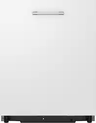 LG - STUDIO 24" Top Control Smart Built-In Stainless Steel Tub Panel Ready Built-In Dishwasher with 3rd Rack, QuadWash, 45dBA - Gray - Front_Zoom