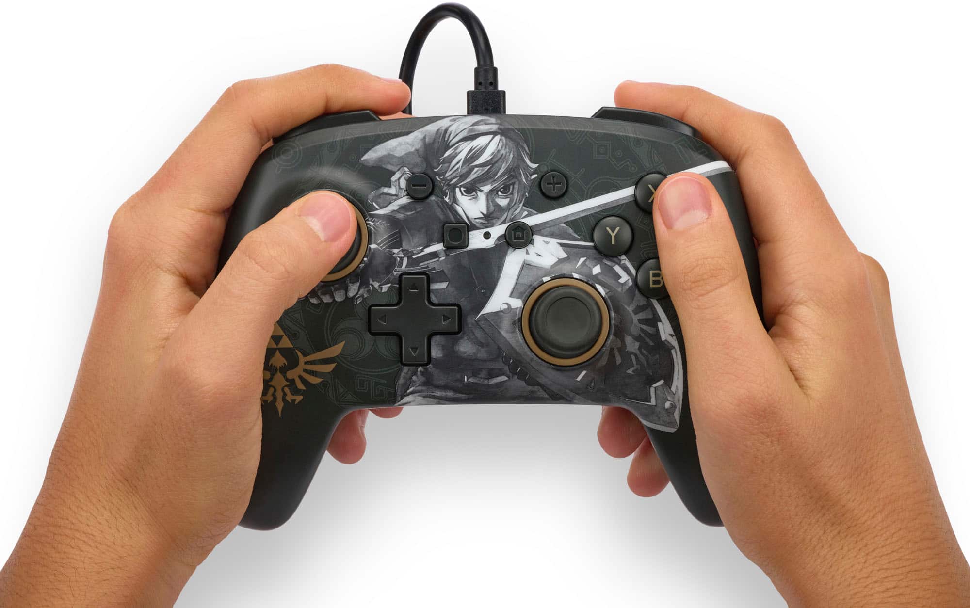 Alt View 17. PowerA - Enhanced Wired Controller for Nintendo Switch - Battle-Ready Link.