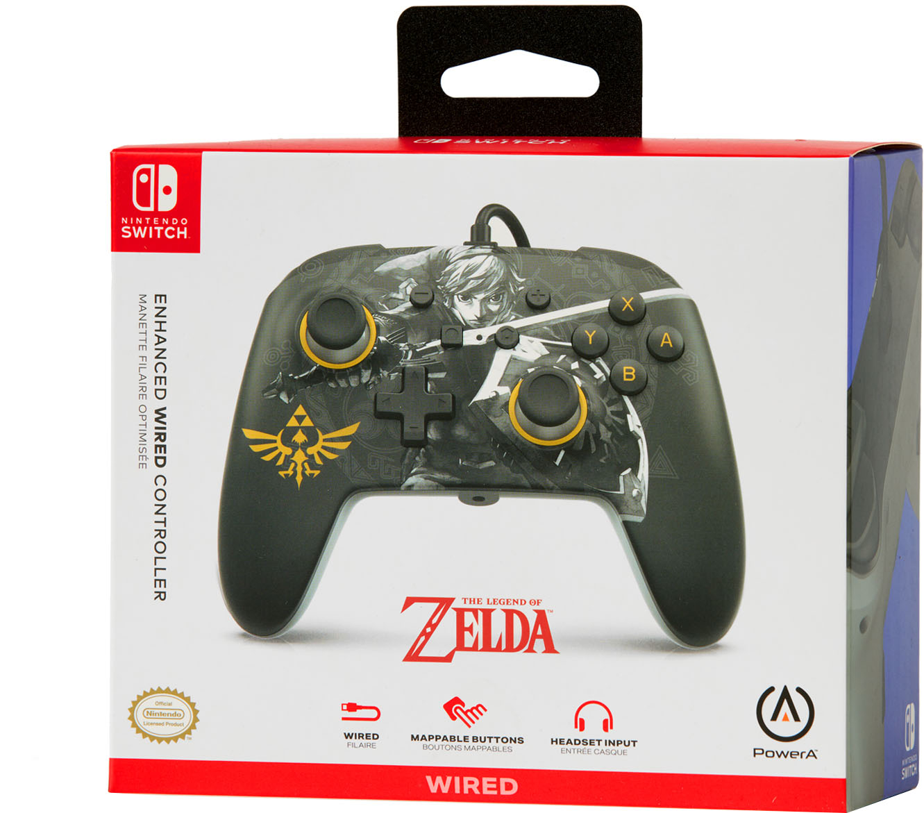 PowerA Enhanced Wired Controller for Nintendo Switch Battle-Ready Link ...