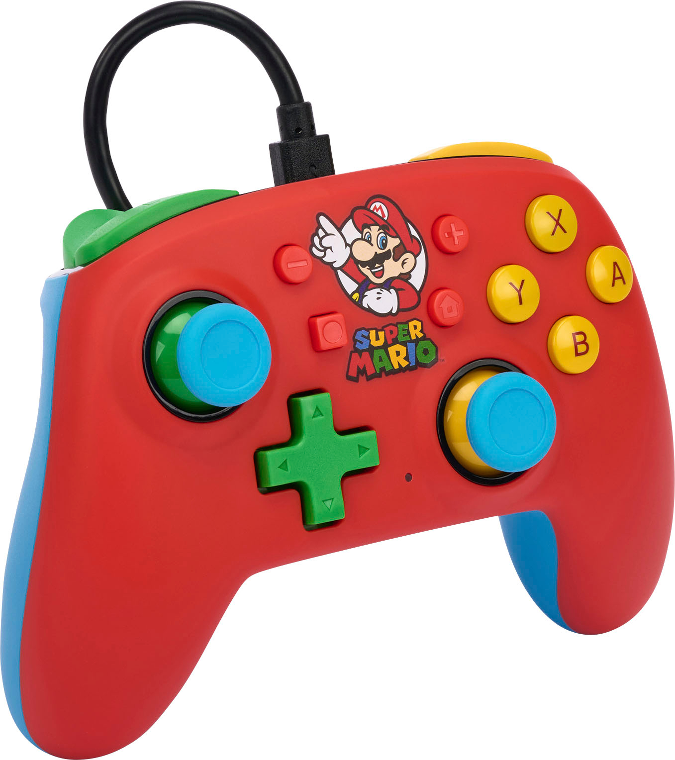 PowerA - Nano Wired Controller for Nintendo Switch - Mario Medley