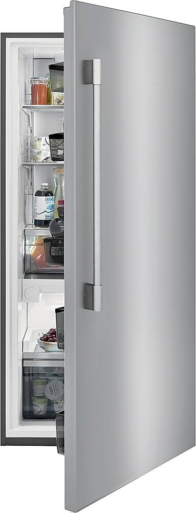 Alt View 2. Frigidaire - Professional 19 Cu. Ft. Single-Door Refrigerator - Stainless Steel.