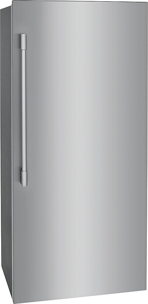 Left. Frigidaire - Professional 19 Cu. Ft. Single-Door Refrigerator - Stainless Steel.