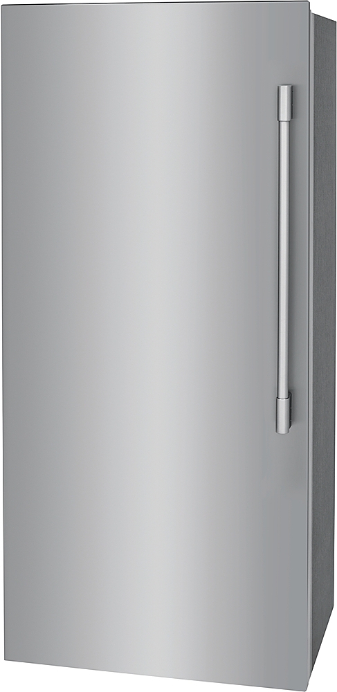 Angle View: Frigidaire - Professional 19 Cu. Ft. Single-Door Freezer - Stainless Steel