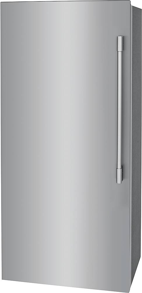 Angle. Frigidaire - Professional 19 Cu. Ft. Single-Door Freezer - Stainless Steel.