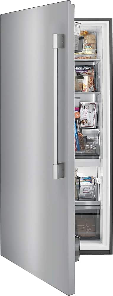 Alt View 2. Frigidaire - Professional 19 Cu. Ft. Single-Door Freezer - Stainless Steel.