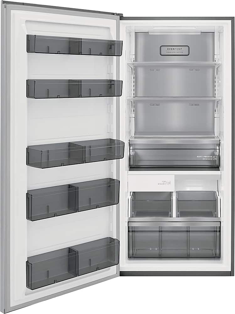 Alt View 3. Frigidaire - Professional 19 Cu. Ft. Single-Door Freezer - Stainless Steel.