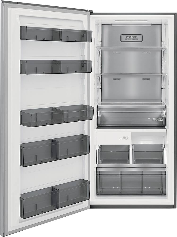 Alt View 3. Frigidaire - Professional 19 Cu. Ft. Single-Door Freezer - Stainless Steel.